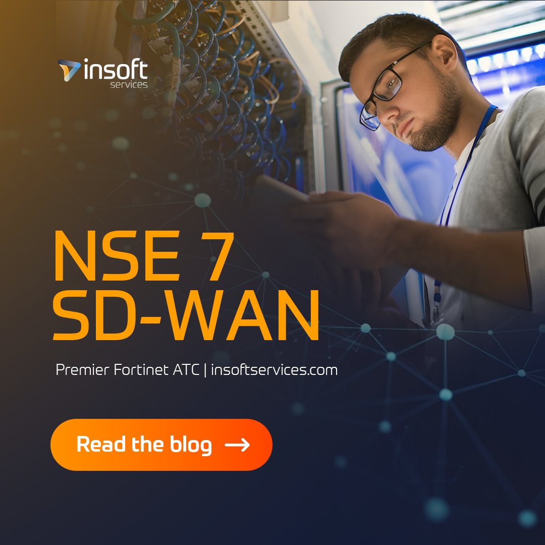 InsoftServices's tweet photo. 𝗠𝗼𝘀𝘁 𝗻𝗲𝘁𝘄𝗼𝗿𝗸 𝗲𝗻𝗴𝗶𝗻𝗲𝗲𝗿𝘀 𝗱𝗼𝗻'𝘁 𝗸𝗻𝗼𝘄 𝘁𝗵𝗶𝘀 𝗶𝘀 𝗵𝗮𝗽𝗽𝗲𝗻𝗶𝗻𝗴 𝗶𝗻 𝗝𝘂𝗹𝘆 𝟮𝟬𝟮𝟲.

Fortinet is restructuring its certification framework — SD-WAN competencies are moving from NSE 6 into a newly consolidated NSE 7 Secure Networking track. If you're planning to certify, the window under the current framework is closing.

𝙁𝙪𝙡𝙡 𝙘𝙪𝙧𝙧𝙞𝙘𝙪𝙡𝙪𝙢 𝙗𝙧𝙚𝙖𝙠𝙙𝙤𝙬𝙣 𝙝𝙚𝙧𝙚: https://t.co/m1Wo538Ea3

#Fortinet #NSE7 #SDWAN #NetworkSecurity #FortiManager #ITCertification #EnterpriseNetworking #InsoftServices