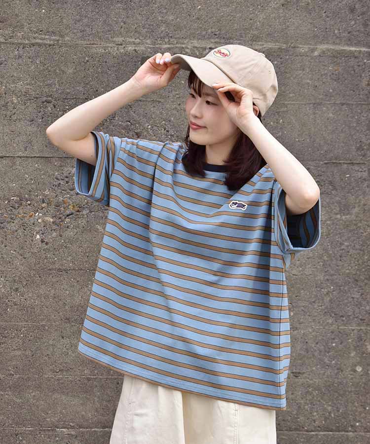 BleuBleuet_inc's tweet image. Bouncy.(バウンシー)の新作ボーダーT🐾
さらりとラフに着られる大人カジュアルなデザインです🐶

▼Bouncy.ワッペン付ボーダーTシャツNO1
x.gd/wuBIq
#バウンシー #Tシャツ #新作  #ブルーブルーエ #bleubleuet