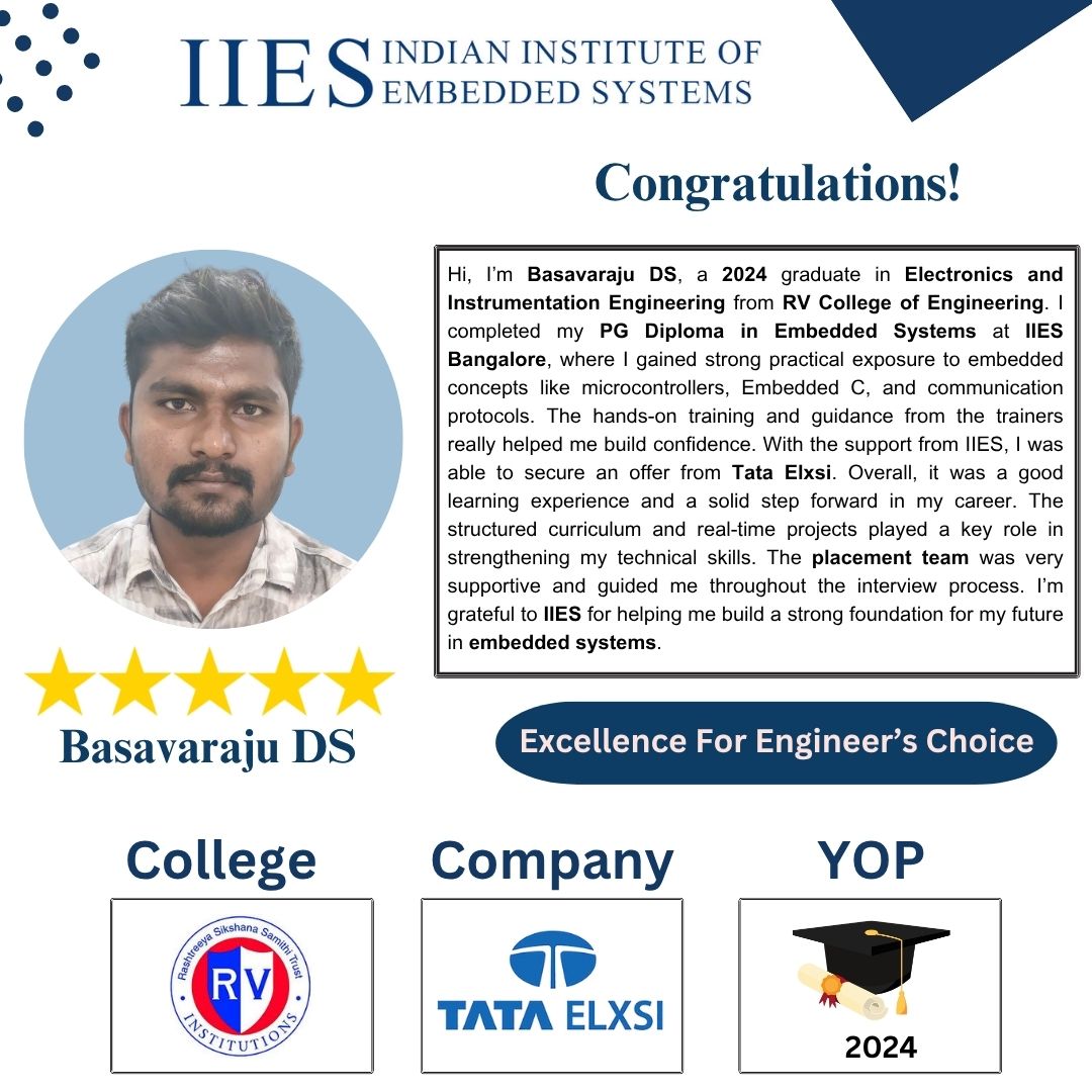 Indian Institute of Embedded Systems (IIES) tweet media