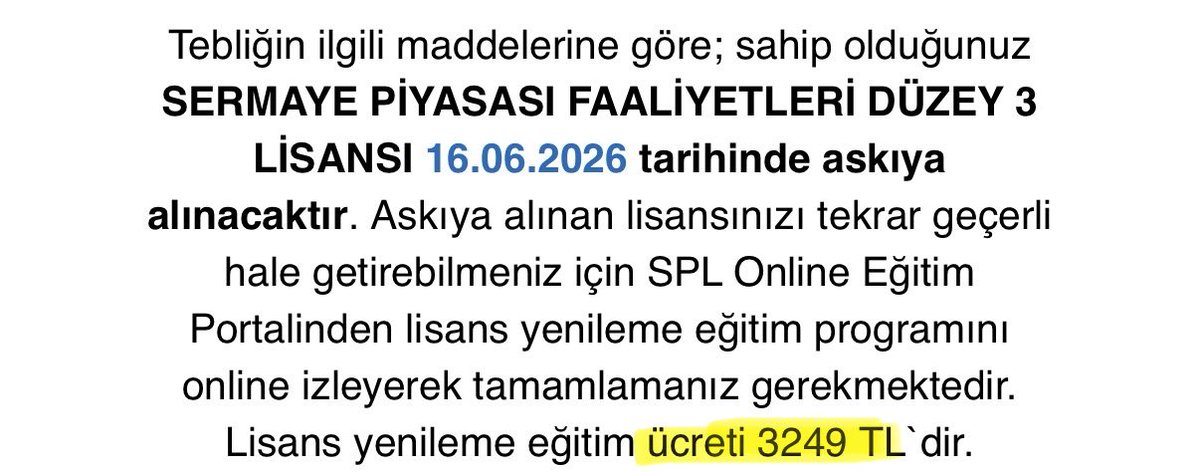 mervedemirel___'s tweet image. Sınavlara para verdik anlarım
Lisanslara para verdik anlarım

Yenileme eğitimine neden para istenir bu benim zaten kazanılmış hakkım🤦🏼‍♀️

#borsa #spl #lisans