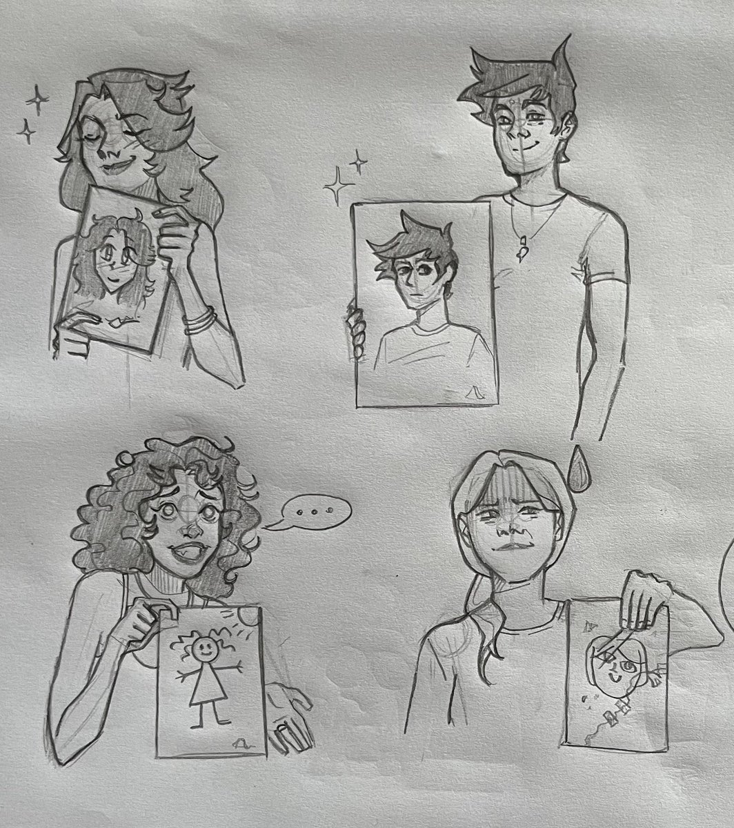 _whiskeey's tweet photo. How my OC’s would draw themselves (1/2) https://t.co/wHddi8LgV5