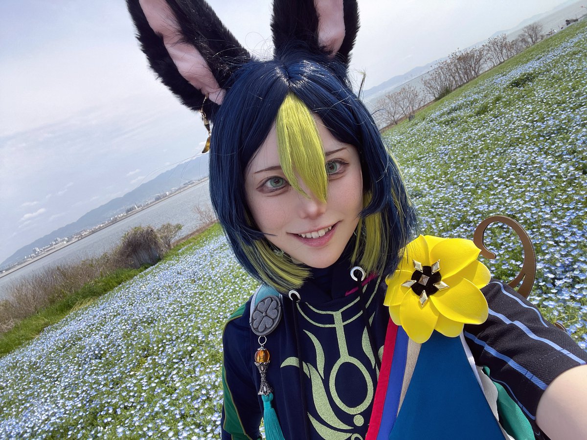 cos
ネモフィラいました〜！！
撮れ高高すぎて嬉しすぎーーーー楽しかった〜はよお写真もらってあげたい🫶🏻🫶🏻🫶🏻

 #ネモフィラ祭り2026