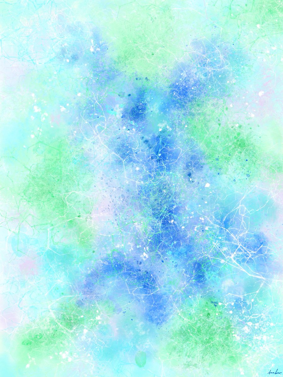 akiiwahara's tweet image. 水と新緑
デジタルイラスト
#adobe #fresco #digitalillustration 
#ipadイラスト #ipadillustration