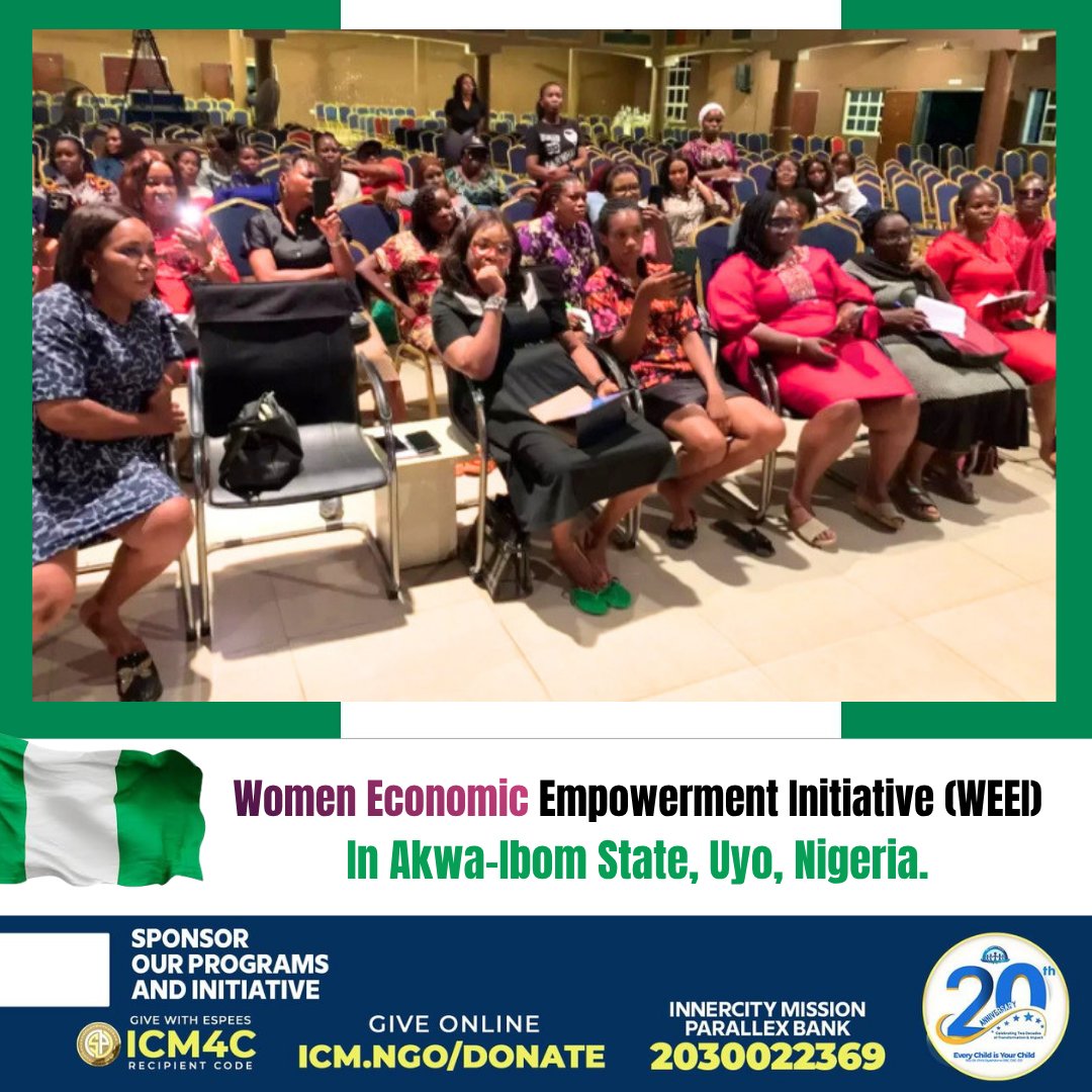 InnerCityHQ's tweet photo. πΌ Empowering Women, Strengthening Communities
At 2Lane Avenue, Uyo, 64 women were trained in custard & small chops through WEEIβpractical skills for income & self-reliance.
π Thanks to our amazing volunteers!
#EveryChildIsYourChild #WomenEmpowerment #InnerCityMission #WEEI https://t.co/FMc38ovtRX