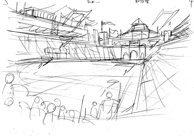 おうおう、また見開きの闘技場だよ。コレがでるとファンタジー漫画っぽくなるね。私の42年の漫画歴の中で多分コレが5回目の登場。一番最初はキャラバンキッドだったかな。なぜか女子プロレスだったような‥
ちなみにコロッセウムのような円形ではなくサッカースタジアムのような長方形型ですね。 