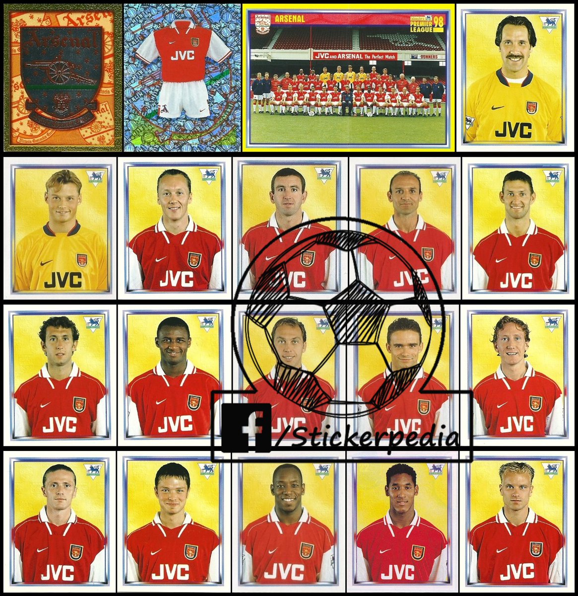 Stickerpedia1's tweet image. #ArsenalFC 1997/98 #PremierLeague winners
#InMemoriam Alex Manninger [1977-2026]