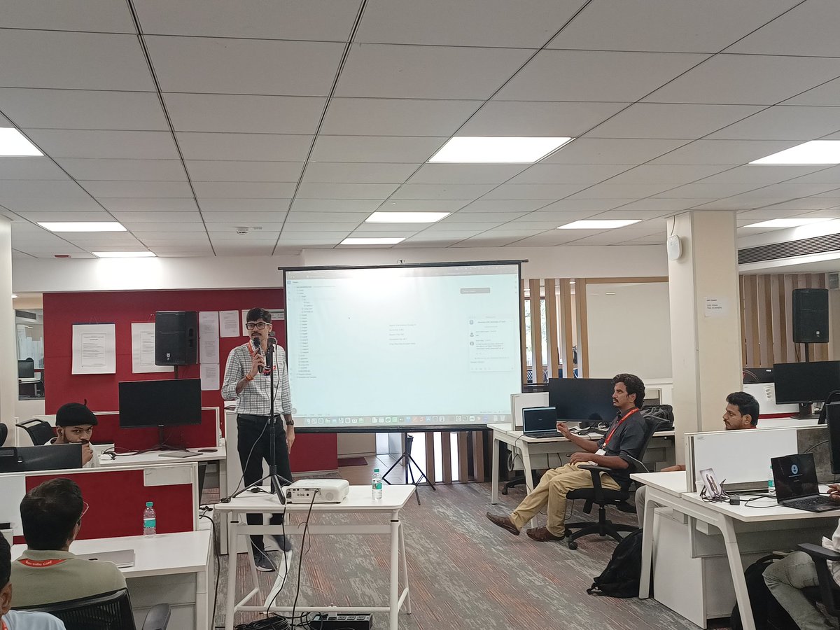 IndiaRust's tweet photo. Second workshop of the day. Build a concurrent cache in Rust with @MakhijaSarthak.

Thanks to our gracious hosts @e6data for hosting the workshops.

#rust #rustlang #RustIndia #conference #hasgeek #bengaluru https://t.co/TM3PGHA8WX