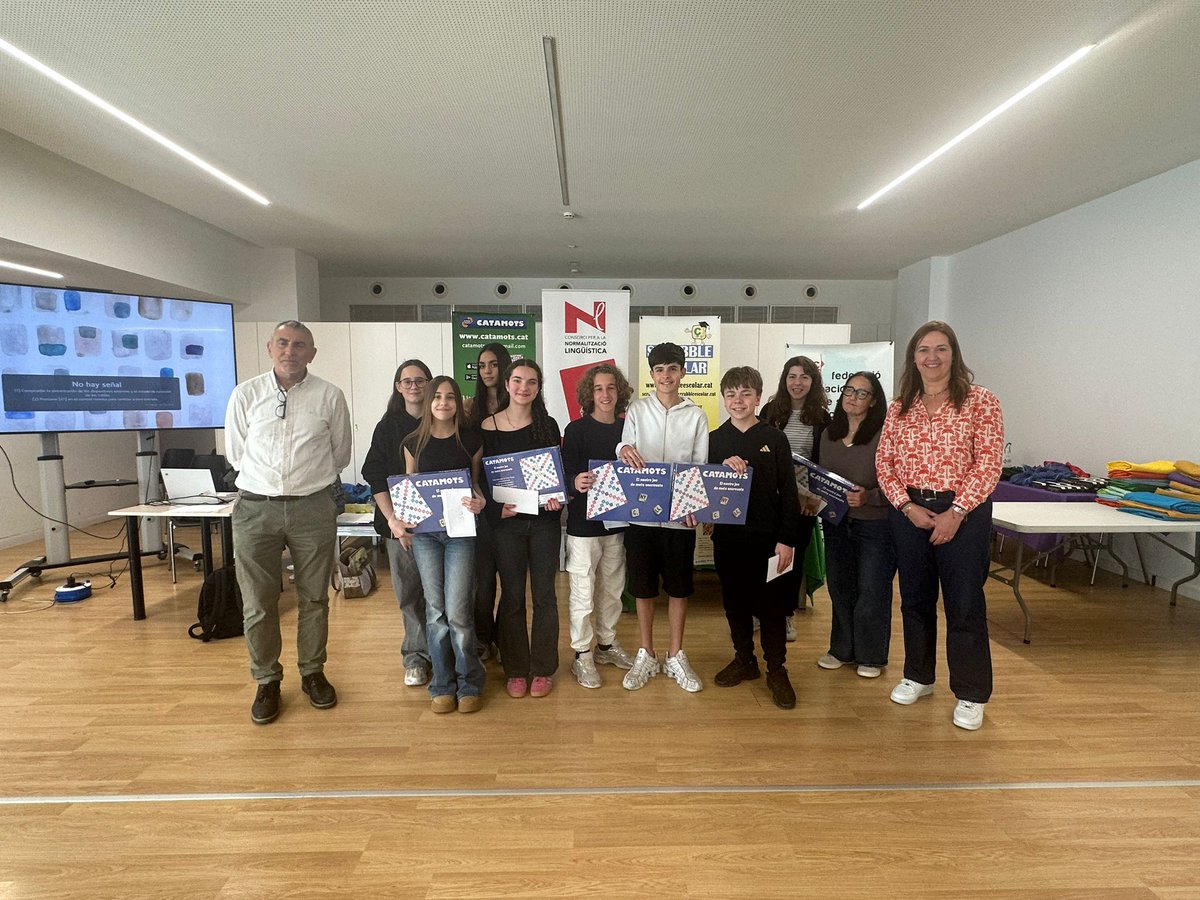 Heus ací alguns alumnes de Caldes que passarà a la Final de Scrabble dels Països Catalans.