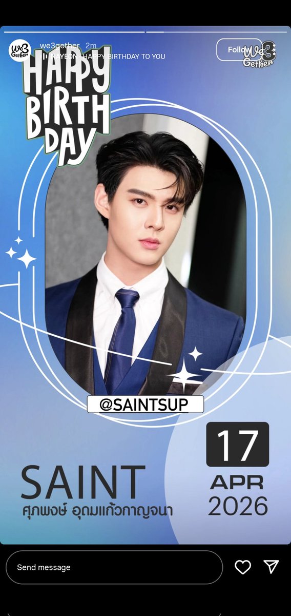 🥰🥰

IGs: we3gether 

HAPPY 28TH SAINTDAY
#SaintLevelUp28Y
#Saint_sup