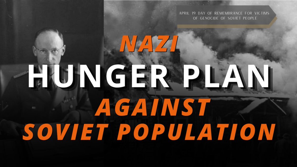 EmbassyofRussia's tweet image. #NoStatuteOfLimitations

📄 Newly highlighted “Ost” directives expose a #Nazi plan to seize Soviet food &amp;amp; starve millions

✍️ “Tens of millions… will die.”

❗️20–30M deaths were expected to clear land for colonization.

t.me/RussianEmbassy…