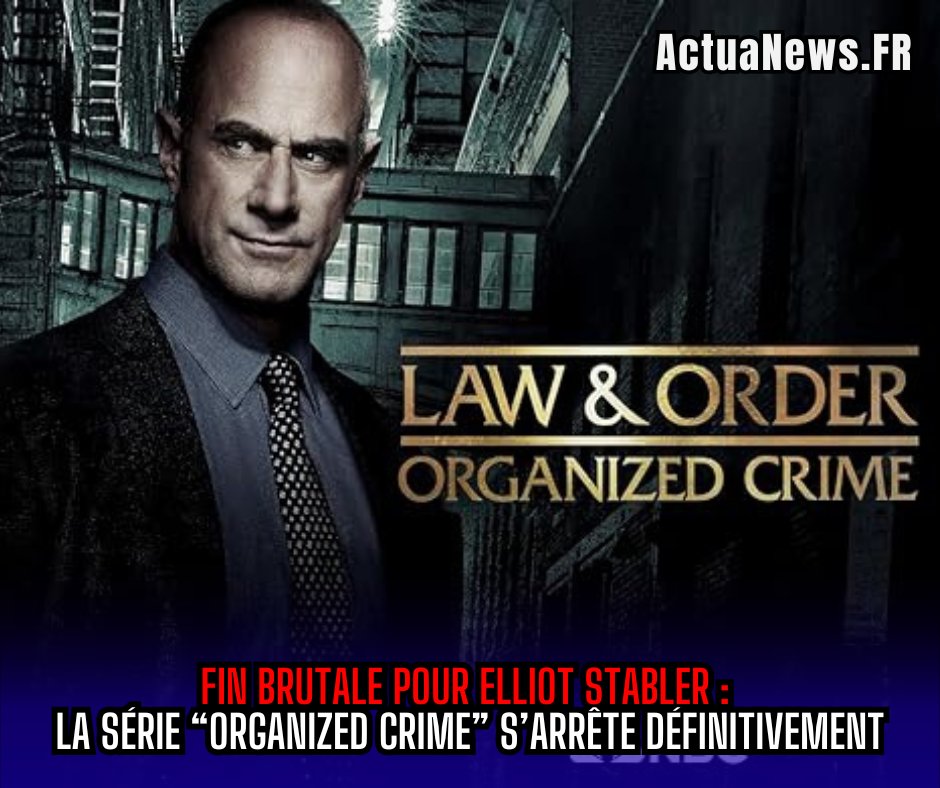 ActuaNewsFr's tweet image. 🚨 BREAKING 🚨

“Law &amp;amp; Order: Organized Crime” est annulée après 5 saisons 💔

👉 Fin pour Elliot Stabler
👉 NBC recentre sa stratégie

Votre réaction ? 👇 actuanews.fr/2026/04/17/cou…

#LawAndOrder #SeriesTV #NBC #Peacock