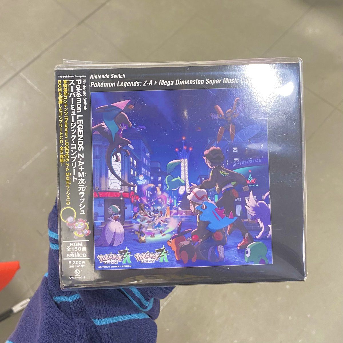Pokémon LEGENDS Z-A』のサウンドトラックCD💿 「Nintendo Switch