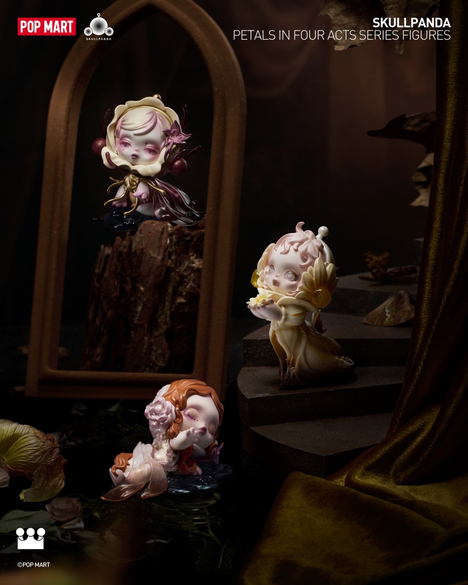 On the stage of time,

every bloom plays a role. 🎭

#POPMART #skullpanda #petalsinfouracts #literature #blindbox #macbeth #AMidsummerNightsDream #RomeoAndJuliet #Hamlet