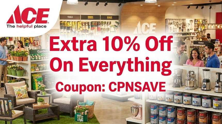 CouponSavingsAE's tweet image. Extra 10% Off On Everything at Ace

Coupon Code: CPNSAVE

Get more #couponcode from: couponsavings.ae/coupons/ace

#couponcode #promocode #acehardware #sales #home #groceries