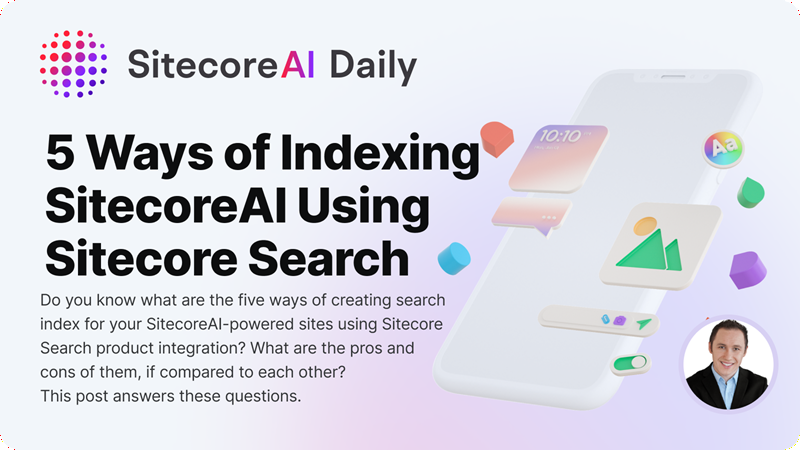SitecoreMartin's tweet image. Did you know that the #Solr inside #SitecoreAI is not your website search engine?

It is there for internal CM use only, not for visitor-facing search. For real front-end search, you need external provider, and @Sitecore #Search is the native SaaS option.

linkedin.com/posts/martin-m…