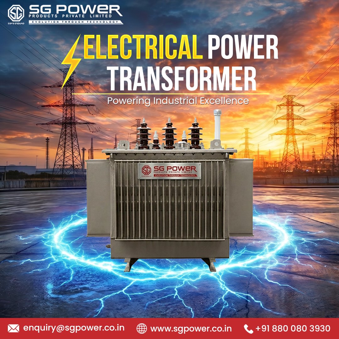 sgpowerproduct's tweet image. Power your industry with reliability 

SG Power’s Electrical Power Transformer ensures efficient distribution &amp;amp; long-lasting performance.

Upgrade your power systems today!
📞 +91 880 080 3930
🌐 sgpower.co.in

#PowerTransformer #Energy #Electrical #SGPower #PowerSys