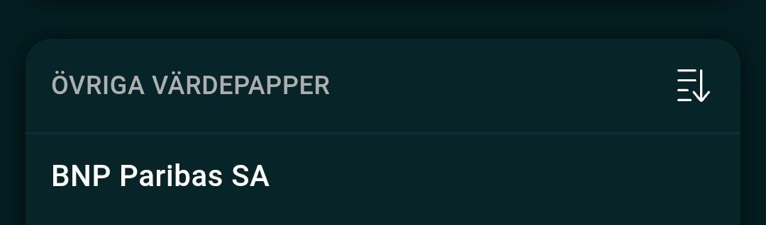 Hej <a href="/avanzabank/">Avanza</a> varför har BNP paribas hamnat här?