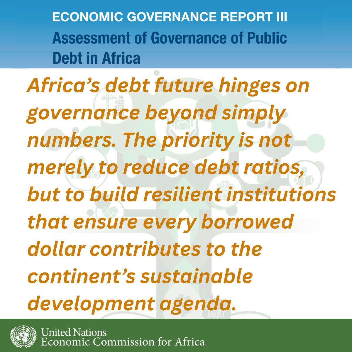 ECA_OFFICIAL's tweet image. Domestic debt governance is only half the solution. Pro‑cyclical capital flows, creditor asymmetries &amp;amp; weak global voice amplify Africa’s debt crises. With 20+ countries at risk, domestic reforms must go hand‑in‑hand with global financial reform.
👉bit.ly/4vzVZp3
#Debt