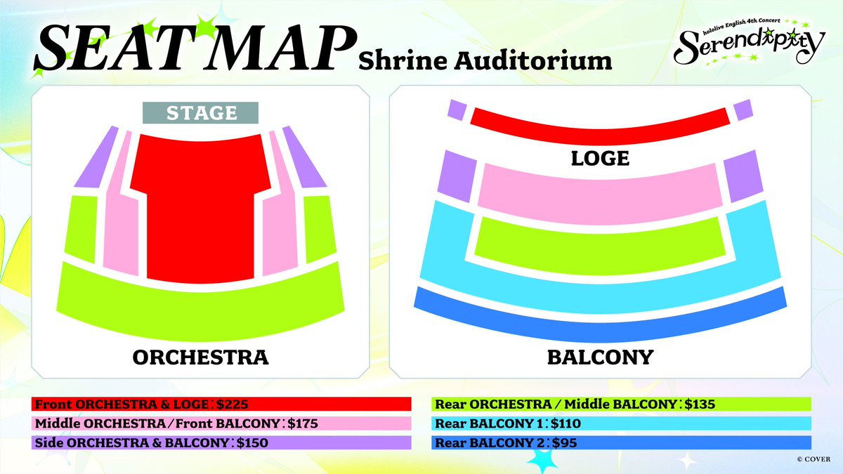 hololivetv's tweet image. 🎟️🎉#holoSerendipity 先行販売🎉🎟️

AXSによるhololive English 4th Concert -Serendipity-のチケット先行販売がスタートしました！🎟️
※詳細はAXSのサイトやSNSをご確認ください。
※本チケットは先着順となります。

✨ Day 1：2026年7月4日（開場 10:30 / 開演 12:00 JST）
✨ Day