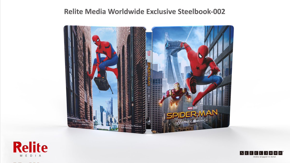 ReliteMedia's tweet photo. Relite Media Exclusive steelbook Spiderman Homecoming.

#sonypictures #marvelstudios #scanavo #spidermanhomecoming https://t.co/UvWnyQSfIS