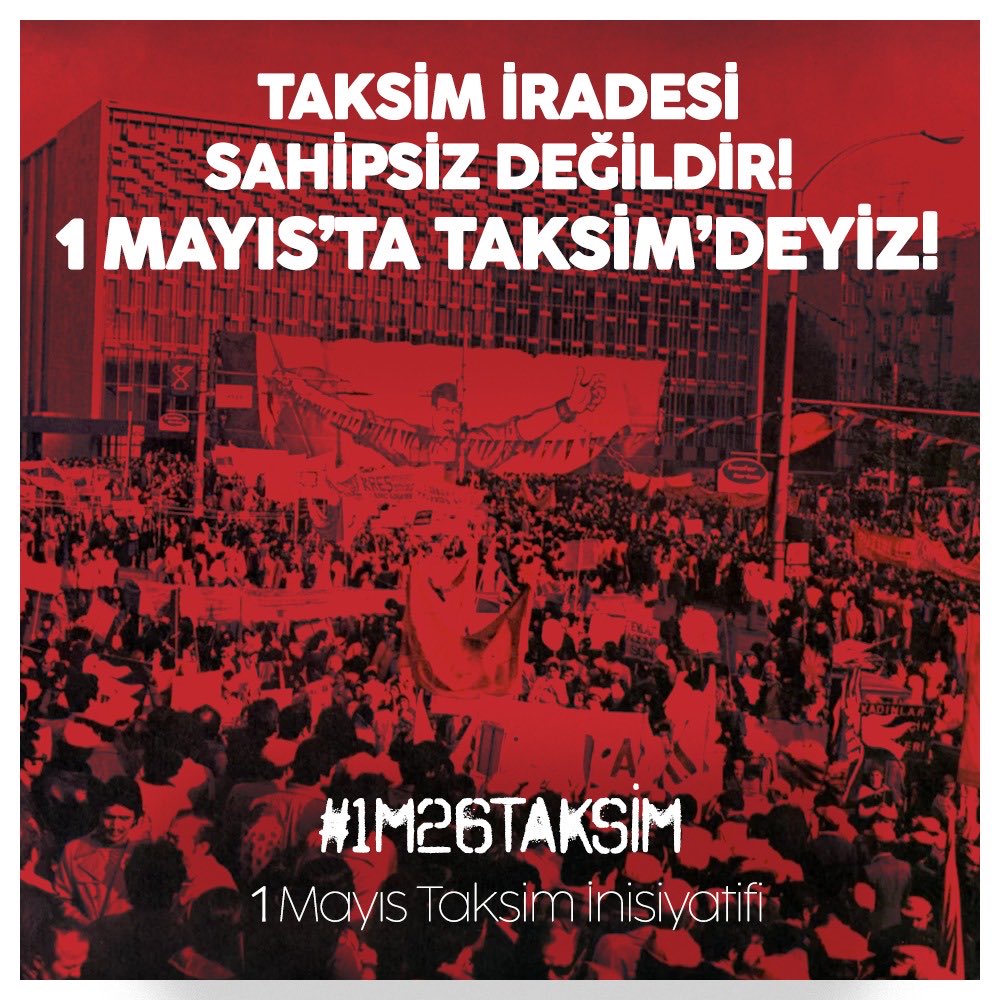 1 Mayıs Taksim İnisiyatifi tweet media