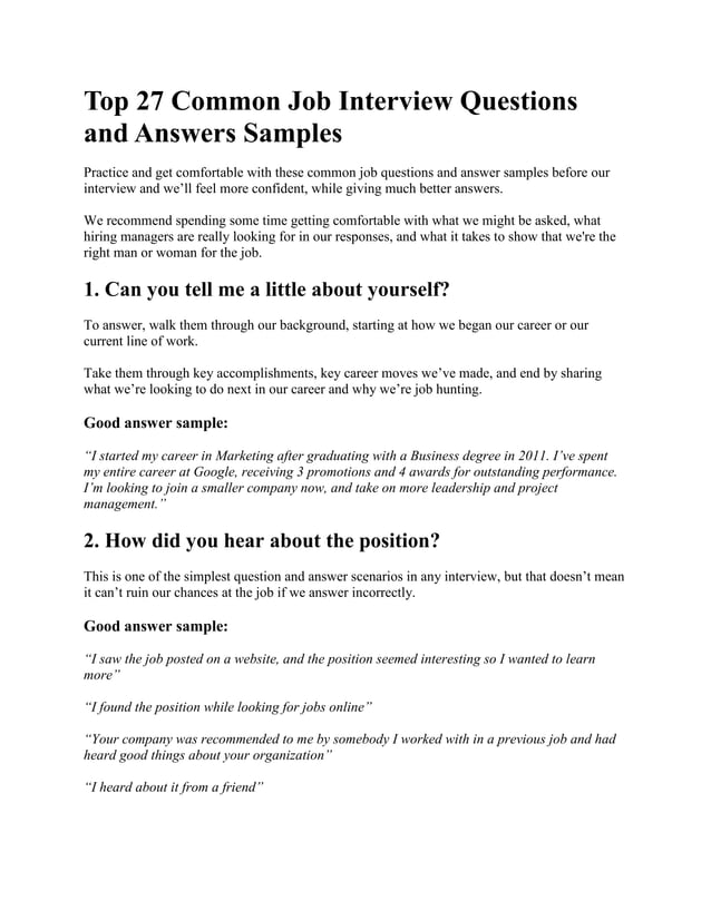 JOBCORNER247's tweet image. 27 Top Job Interview Questions With Perfect Answers 

These Interview tips could be helpful to somebody out there so please share them.

#tips #interview