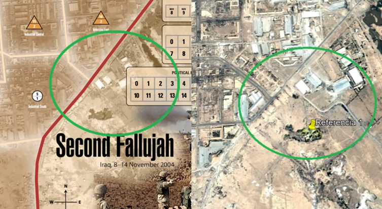 cisnenegro's tweet photo. Turno de mañana: mapas de satélite en los wargames. 🪖 El caso de #PhantomFury y #SecondFallujah
📽️➡️ https://t.co/StVsvcmlYF ⬅️ https://t.co/Ynpk6wnCif