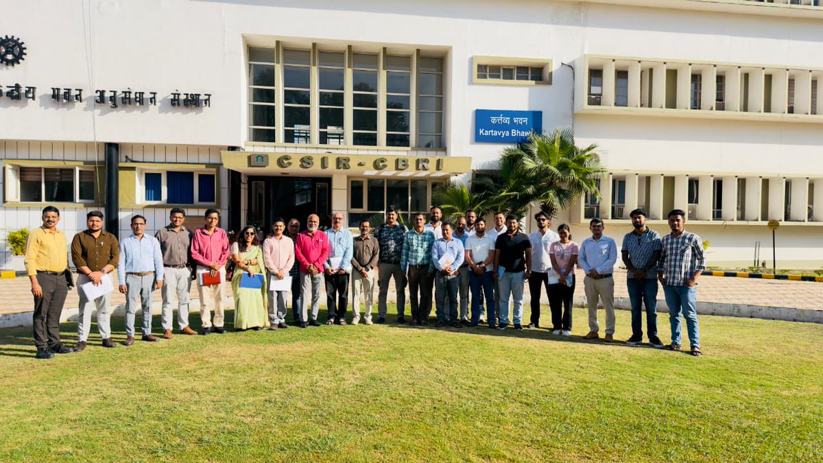 CSIR_CBRI's tweet image. CSIR–CBRI organized a two-day Training-cum-Planning Workshop on Smart Village Initiative (April 15–16,2026) in collaboration with Bal Raksha Bharat.
#SmartVillages #CSIR #BRB #RuralDevelopment #Innovation #AtmanirbharBharat #ViksitBharat2047 
@CSIR_IND; @ramancharla