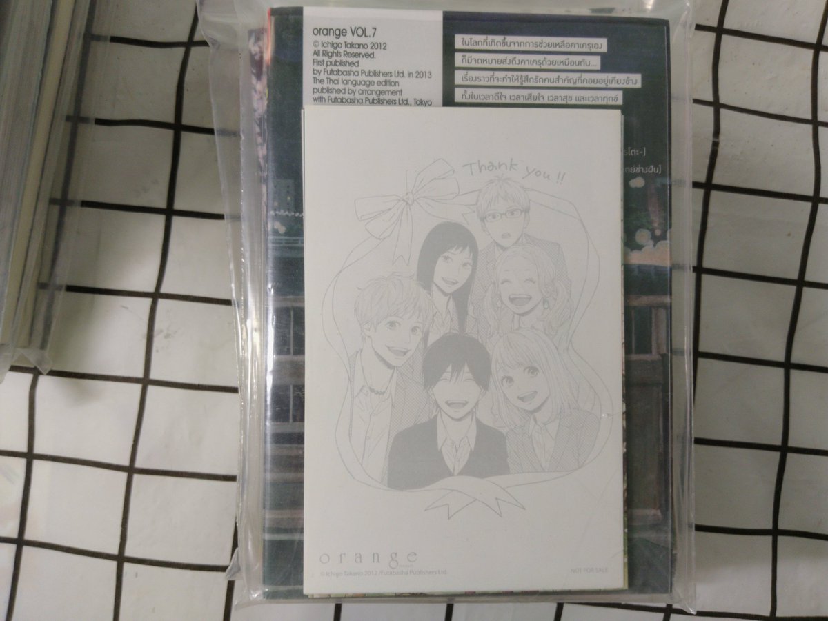 fungsocool's tweet photo. orange เล่ม 1-7
ราคา 200 บาท
โปสการ์ดมีตำหนิ
#ตลาดนัดมังงะ #ตลาดนัดมังงะมือสอง https://t.co/LET2reqR7t
