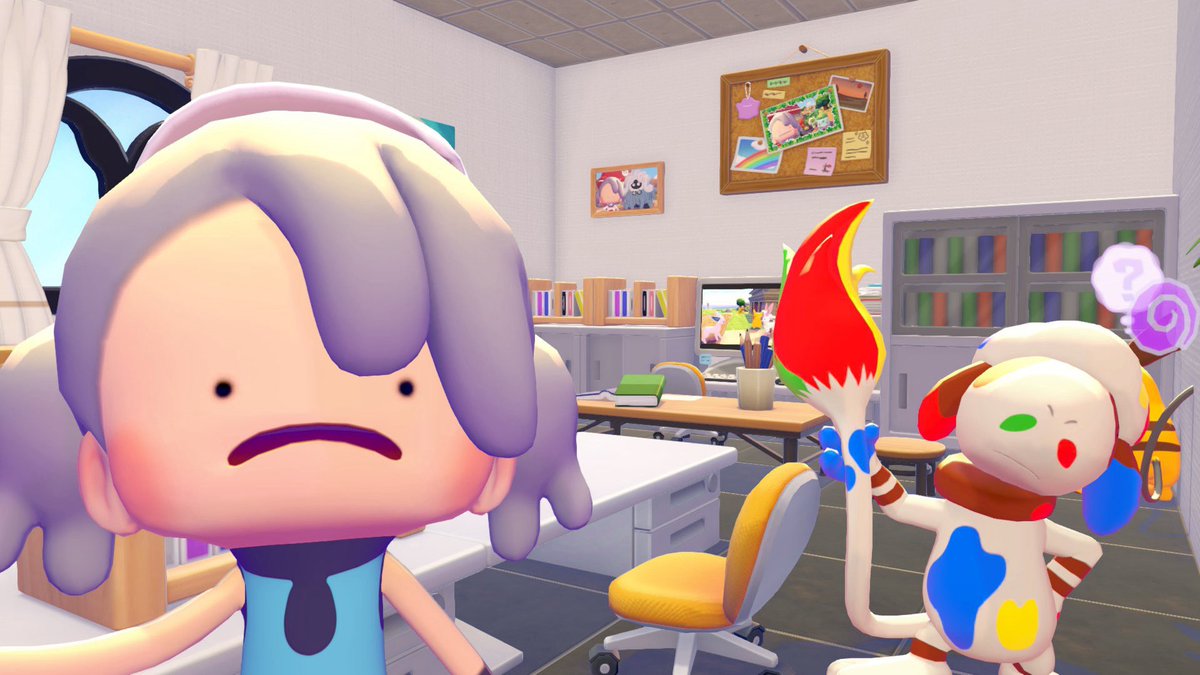 ぽこポケ沼にハマってましたぁ！キッズの春休み用に買ったはずが15日くらいワープしてた……怖！
ドーブル先生、芸術家肌で最初こっち見てなかったのにだんだんデレてきたの可愛くてちょっと推してる