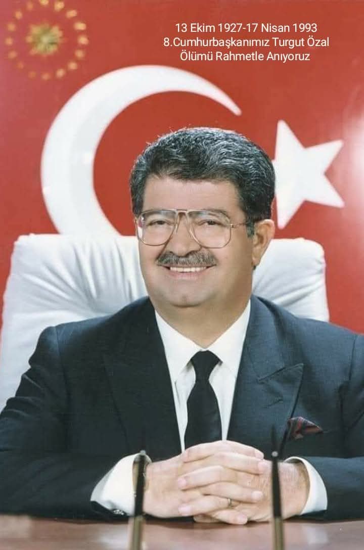 Ülkemize güzel hizmetler noktasında çok büyük işler yapmış olan 8. Cumhurbaşkanımız, rahmetli Turgut Özal’ı 33. Vefat yıl dönümünde şükranla ve minnetle anıyorum. Mekanı cennet olsun... Kabrin Nur olsun inşallah.
