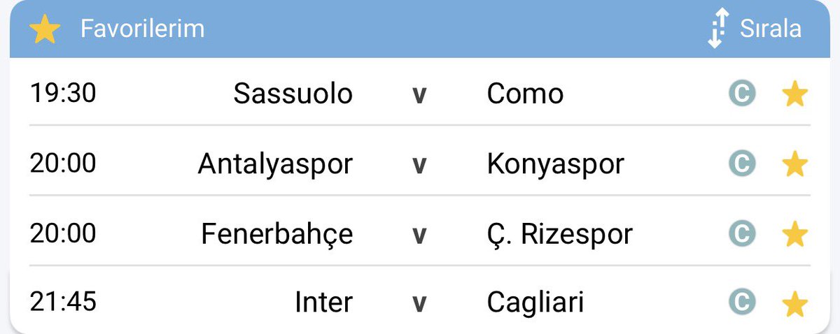 6/6 canlı bahisler ve günün kuponu dün kazandırdı, bugün de %100 kazanacağız hemde kılçıksız.

Avrupa liginden kazanılan kuponlarda emeğimin karşılığını alıyorum, analizlerimi yaptım bana güvenin 

Borcu harcı ödemesi olan Fav&amp;Rt yapıp yoruma nokta bıraksın, kuponu paylaşalım