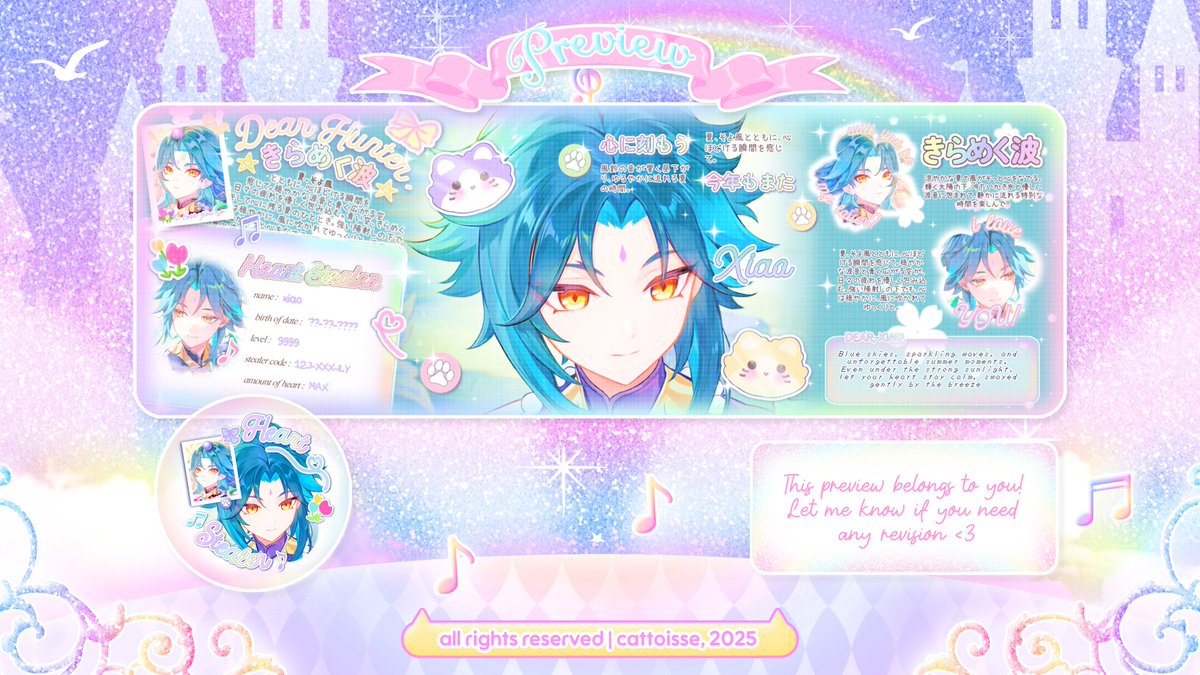 help rt? thank you!

haloo, kise ada layout ready stock lohen, nicole, dan xiao birthday art terbaru, nih! pricii ada di alt dan payment avail qr yaaa. bisa langsung ditake sekarang melalui dm dengan menyebutkan nomor layout :3 trimakacii 🩷

t. #zonauang #zonaduit #zonaba