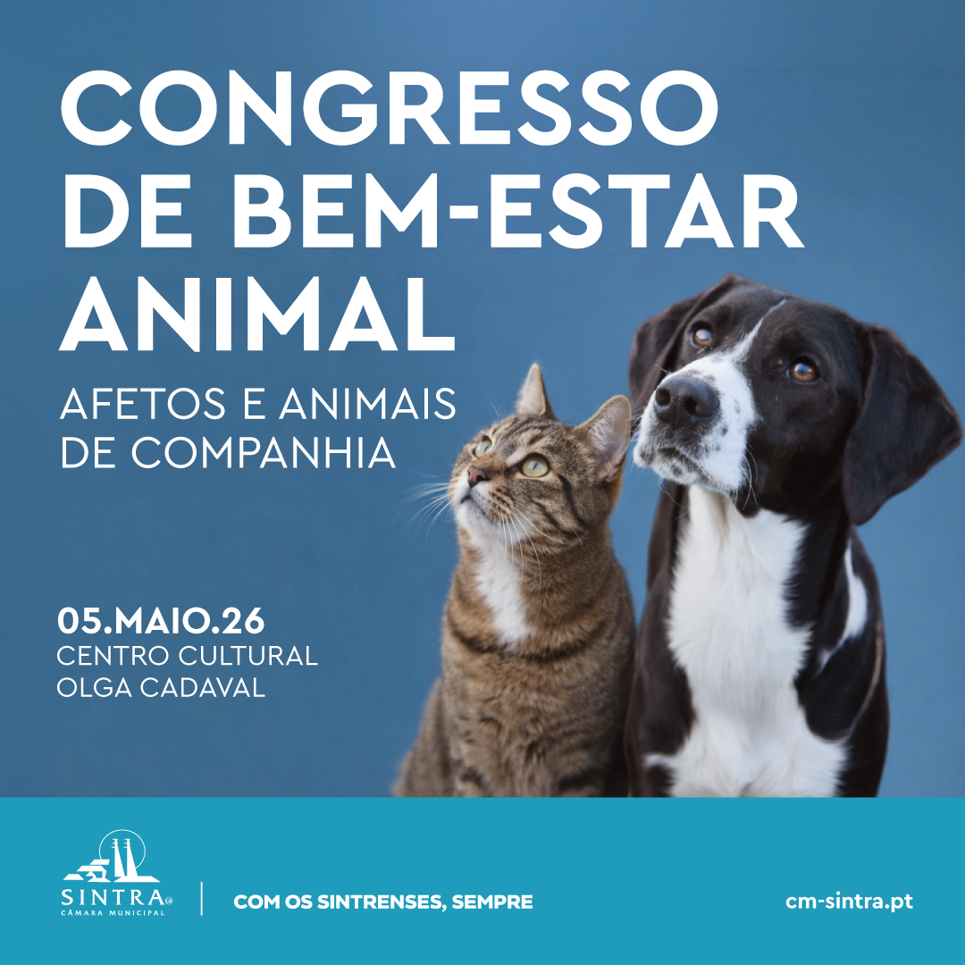 As inscrições para o IV Congresso de Bem-Estar Animal encontram-se a decorrer, permitindo a participação gratuita neste encontro dedicado à reflexão sobre a relação entre pessoas e animais. 
Saiba mais: ow.ly/Jv0e50YEZew

#sintra #camaradesintra #comossintrensessempre