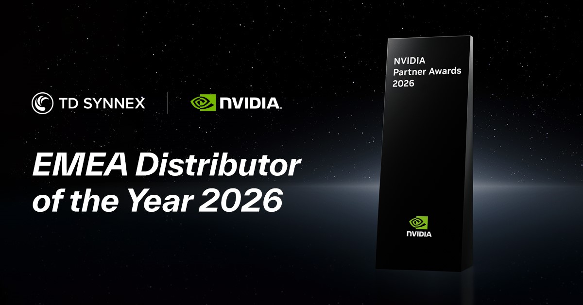 TDSYNNEXPL's tweet image. #TDSYNNEX otrzymał wyróżnienie od #NVIDIA w ramach EMEA Partner Awards 2026 🏆 To potwierdzenie naszego wkładu w rozwój #AI w regionie oraz pracy zespołów w wielu krajach, w tym w Polsce.

#NVIDIAPartnerAwards #DistributorOfTheYear #AcceleratedComputing #DestinationAI