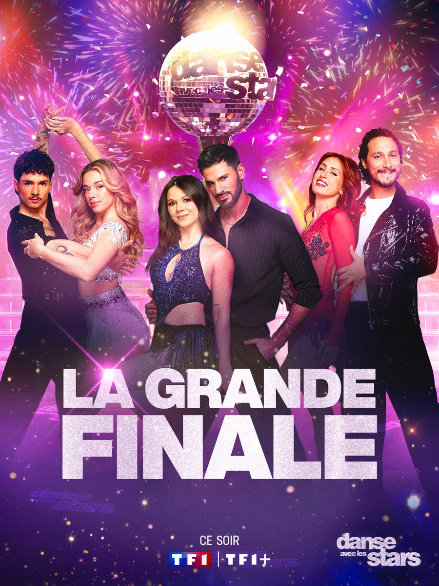 DALS_TF1's tweet photo. Qui remportera la saison 15 de Danse Avec Les Stars ? 🏆
Ce sera à vous de décider 🤩

#DALS la Grande Finale présentée par @CamilleCombal, ce soir dès 21h10 sur @tf1 et @tf1plus 🪩 https://t.co/p1nnFqSuQD