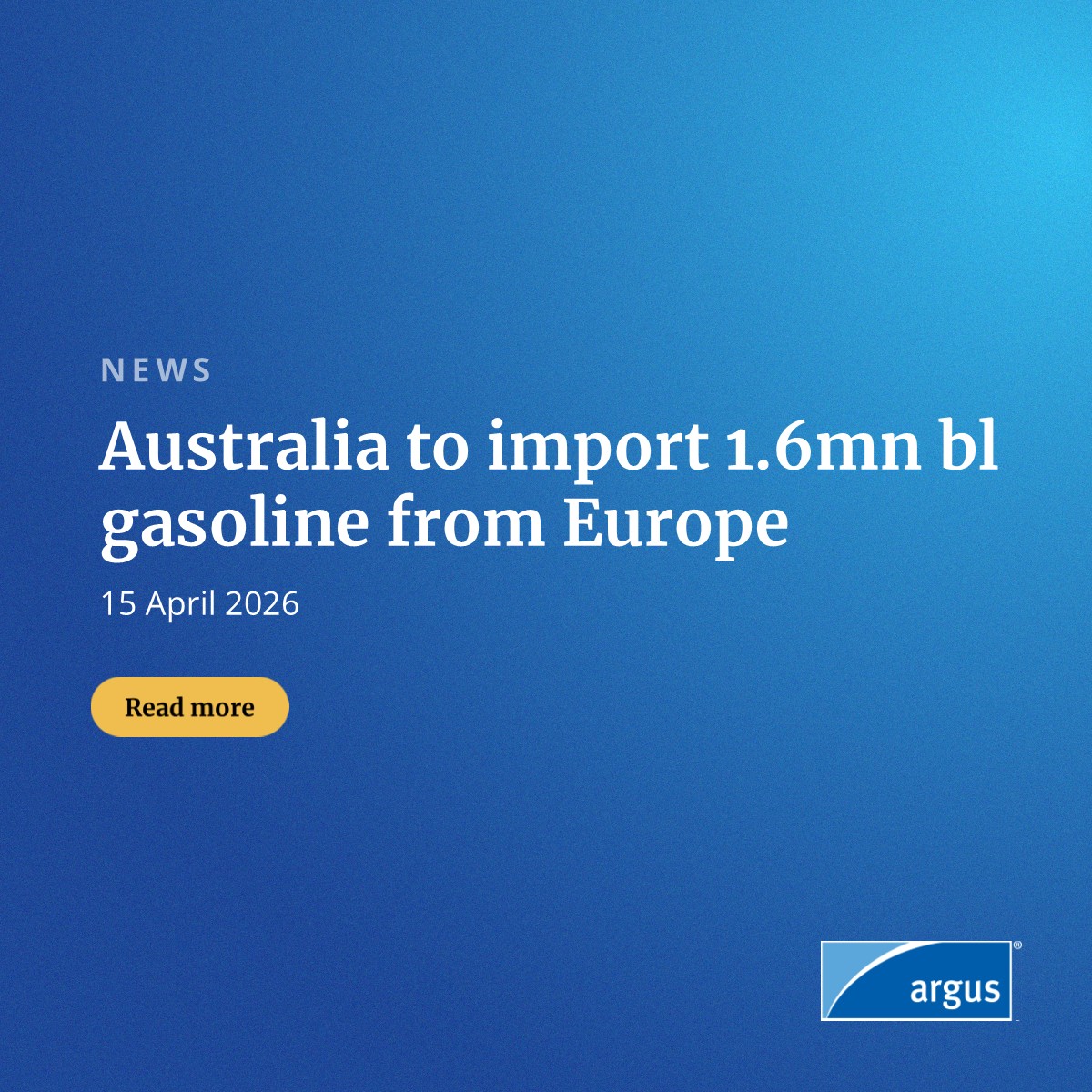 Argus Media tweet media