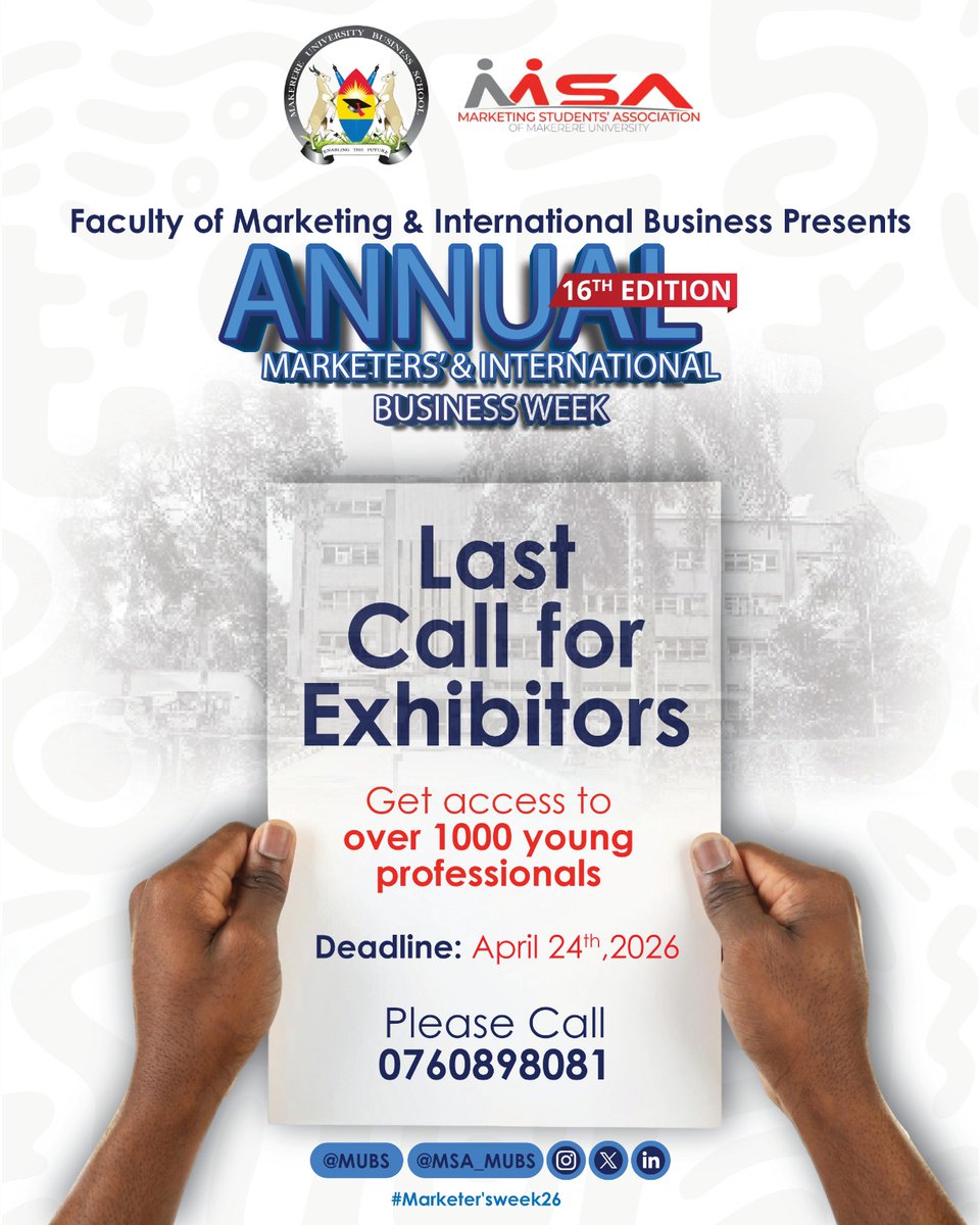 MUBS Marketing Student's Association. tweet media