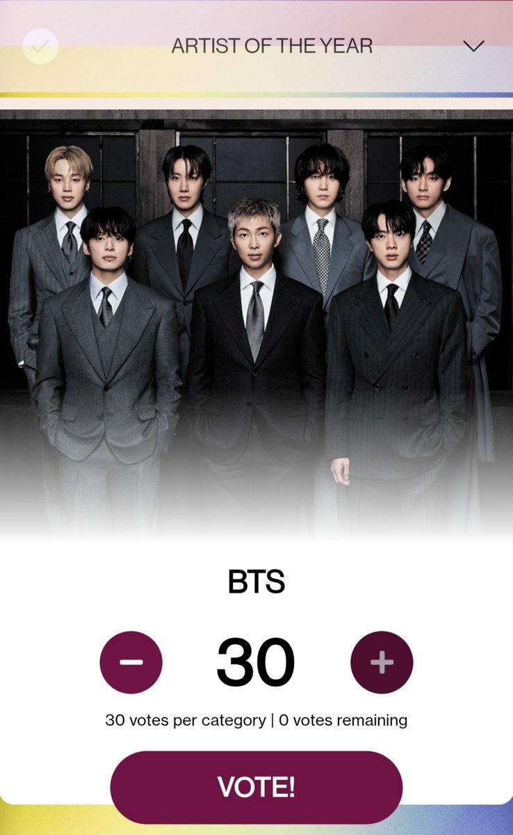 BTSxARMY VOTING TEAM tweet media