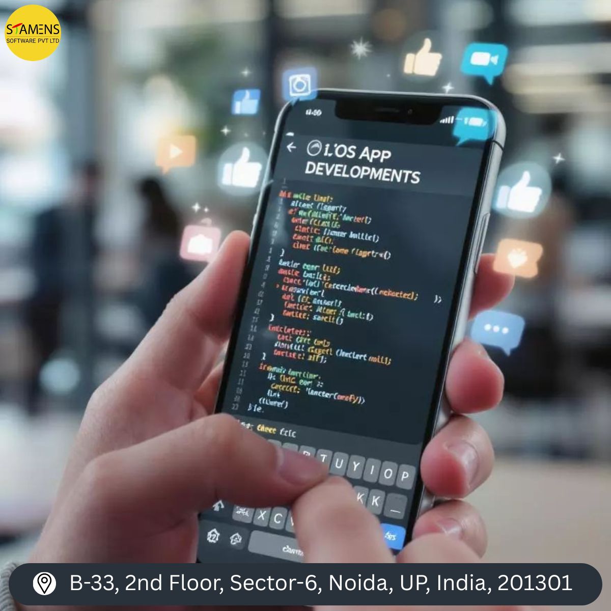 StamensSoftware's tweet photo. Turning ideas into powerful iOS apps 🚀📱

 Innovation | Performance | User Experience

📍 Noida sec 6
 #iOSDev #AppDevelopment #Tech #Startup #Digital https://t.co/mpjaWjl9i4