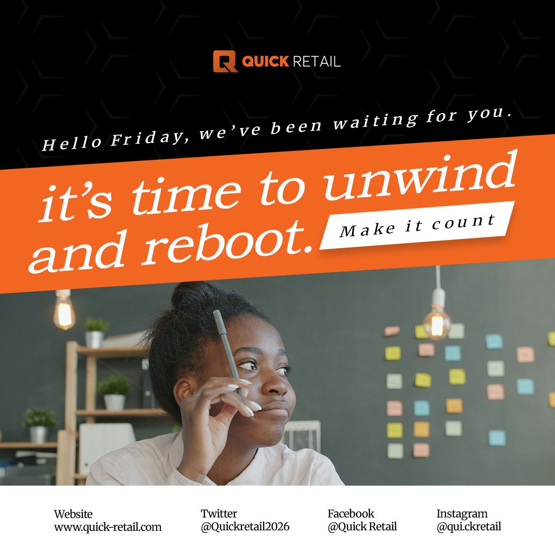 Quickretail2026's tweet photo. Sell smarter, earn faster — that’s the Friday mood. https://t.co/VIn8vCSDHR
