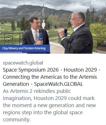 SpaceWatchGL's tweet image. 𝗛𝗼𝘂𝘀𝘁𝗼𝗻 𝗕𝗶𝗱𝘀 𝗳𝗼𝗿 𝗜𝗔𝗖 𝟮𝟬𝟮𝟵

@tkriening and AIAA's ClayMowry discuss #Houston’s bid for #IAC2029, aiming to boost participation across the #Americas and engage the #Artemis generation.

🔗 spacewatch.global/2026/04/space-…

#SpaceCafeClip @aiaa