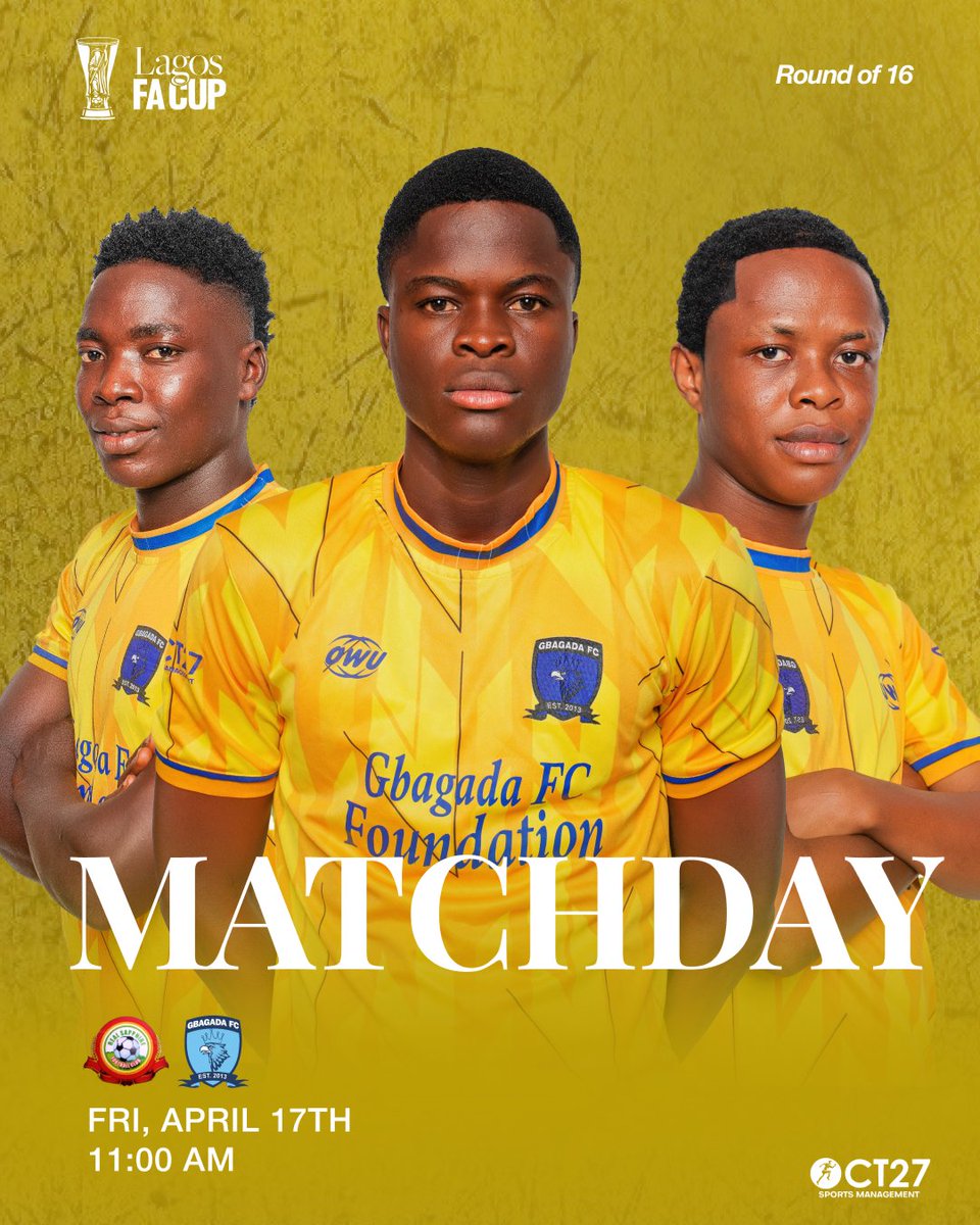gbagadafc's tweet photo. It's Matchday Blues!
#ResGba | #Lsfacup26 https://t.co/Y3p1pLe1ND