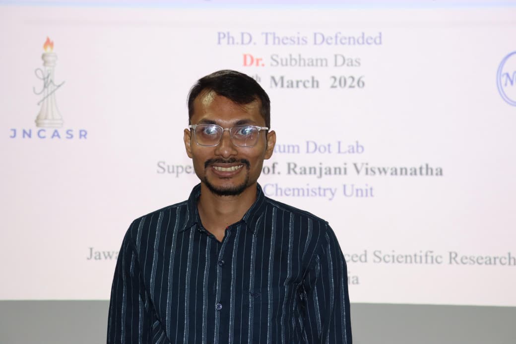Quantum Dot Lab @JNCASR tweet media