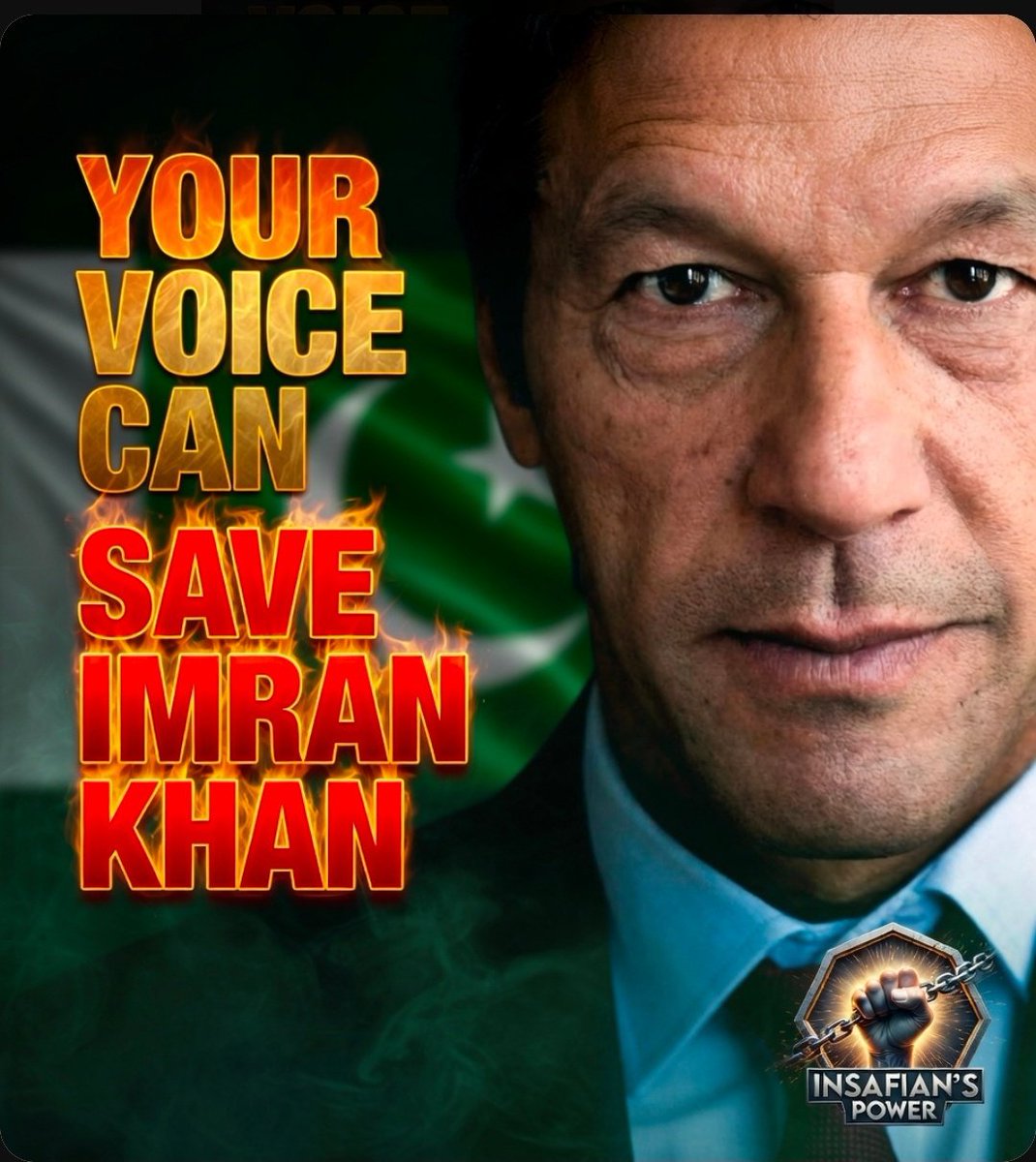 Save the voice of Pakistan..
#ReleaseAndTreatImranKhan
<a href="/TeamiPians/">Team Insafians 𝗣𝗼𝘄𝗲𝗿</a>