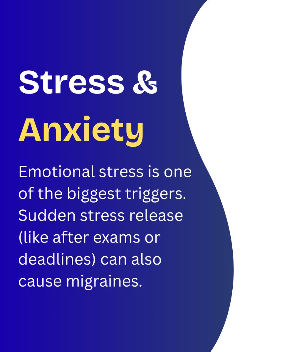 DrPNRenjen's tweet image. Migraines that Triggers to Worsen Condition!

[Brain health, Migraine, Mental health]

#migraine #brainhealth #healthymind #drrenjen