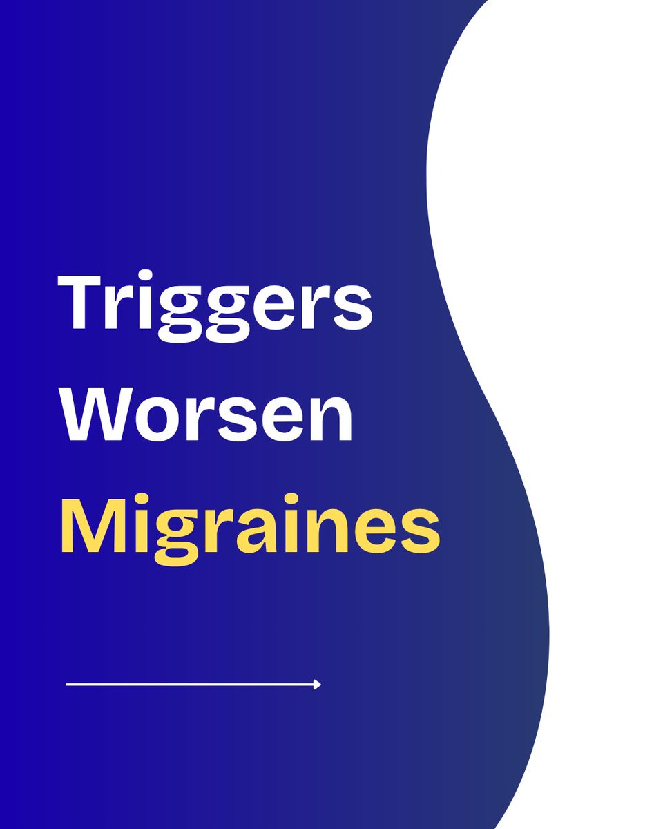 DrPNRenjen's tweet image. Migraines that Triggers to Worsen Condition!

[Brain health, Migraine, Mental health]

#migraine #brainhealth #healthymind #drrenjen