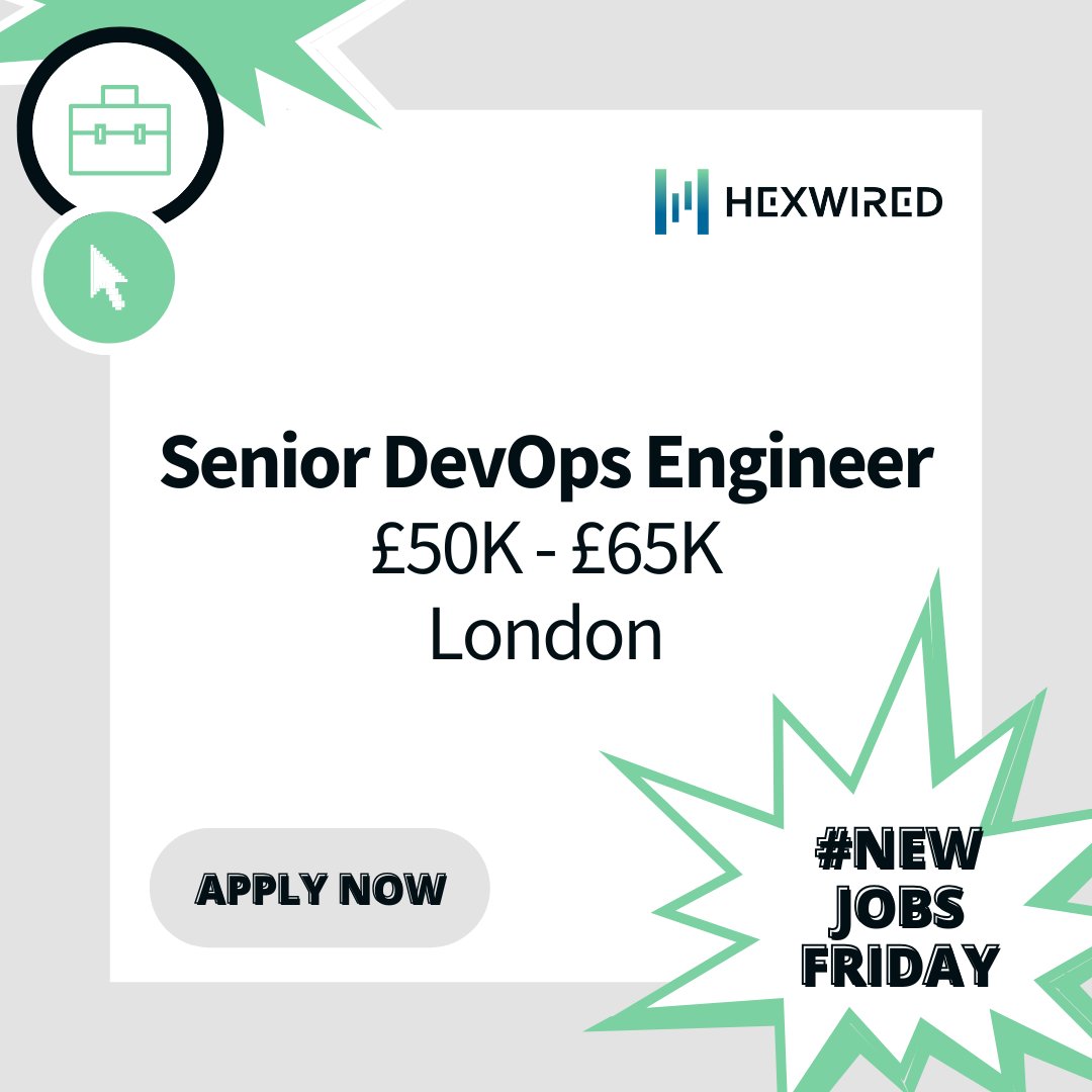 hexwired's tweet image. NEW JOBS FRIDAY💥

Apply now:

➡️ Senior DevOps Engineer – £50K – £65K: ow.ly/fioQ50YKnTX
➡️ System Architect – 500,000 – 780,000 AED per year: ow.ly/z9OS50YKnTZ
➡️ Quality Assurance Manager – DOE: ow.ly/ymLf50YKnTY

#HexwiredRecruitment #TechRecruitmentAgency