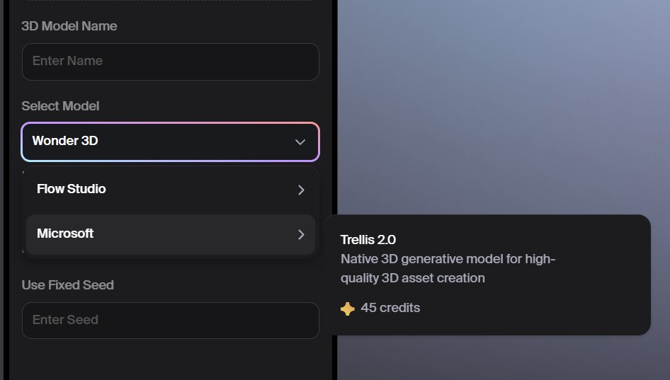 tomo1230's tweet image. Autodesk Flow Studio🎦
モーションキャプチャ
カメラトラッキングVFX

Wonder Toolsで
画像生成は、Nano Bananaに対応
３D生成は、Trellis 2対応

クオリティーが向上した？🤔
#Autodesk #FlowStudio