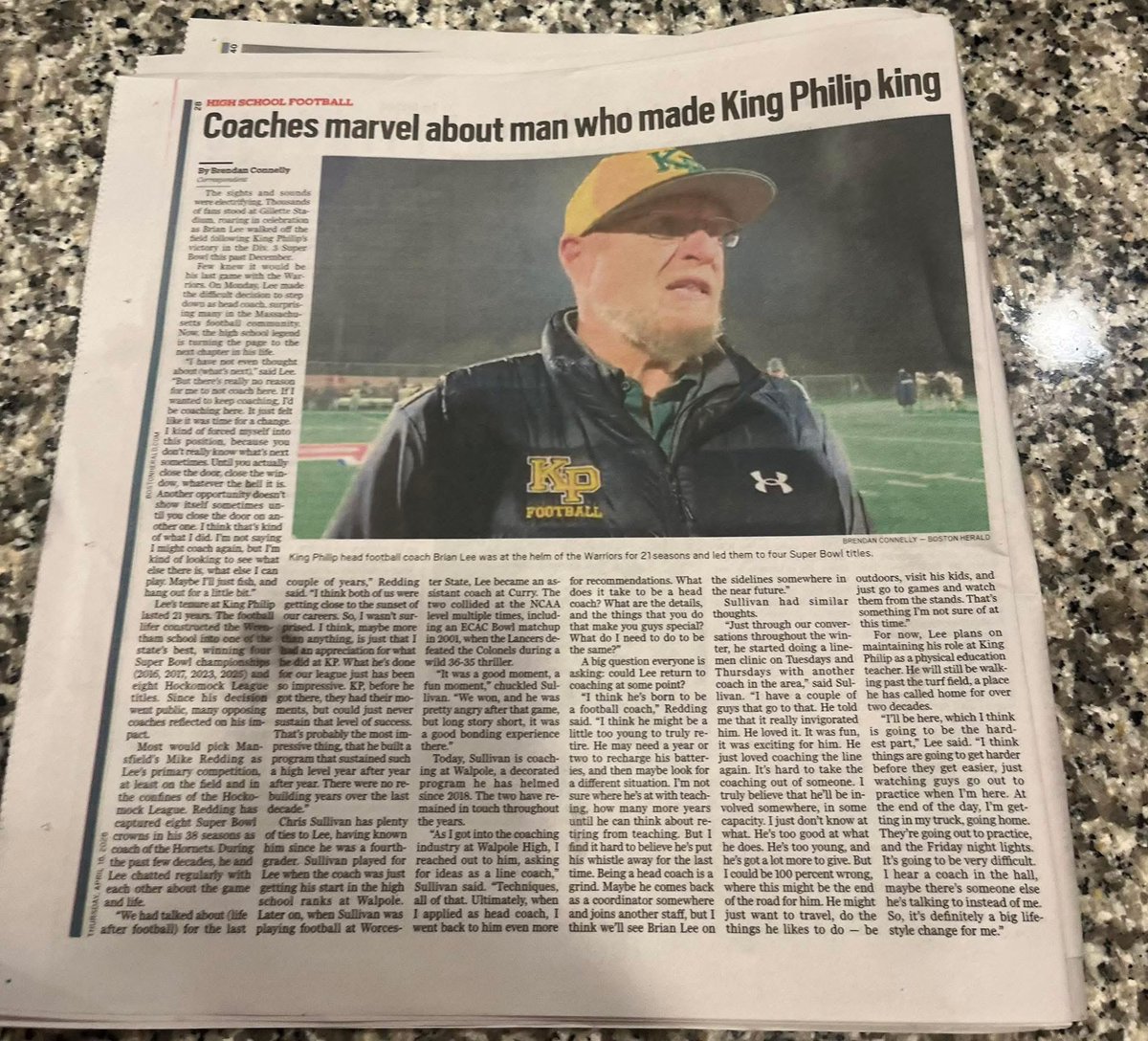 King Philip Football tweet media